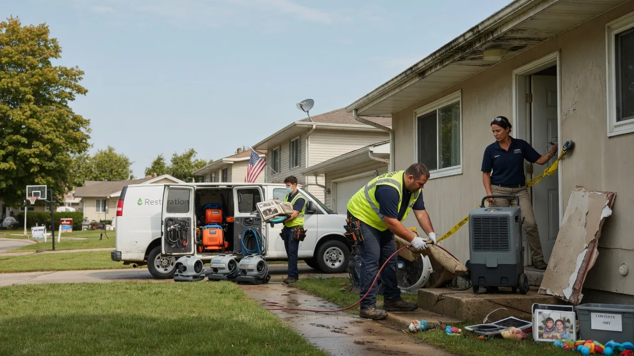 Water Damage Restoration in Modoc, IL near me